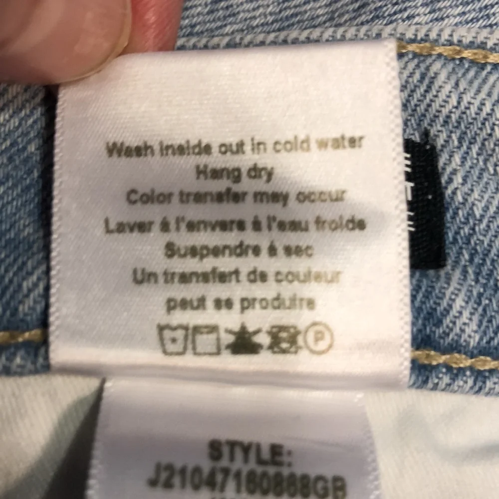 Veronica Beard Blake Classic Straight High Rise Glacier Blue Wash Jeans - Picture 15 of 15